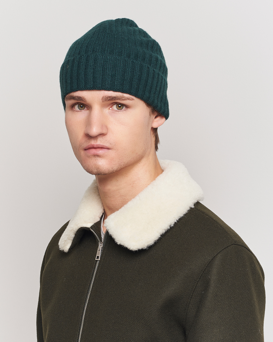 Hombres |  | Colorful Standard | Merino Wool Beanie Emerald Green