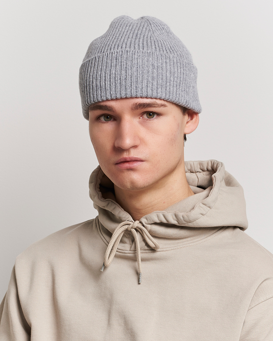 Hombres | Gorros | Colorful Standard | Merino Wool Beanie Heather Grey