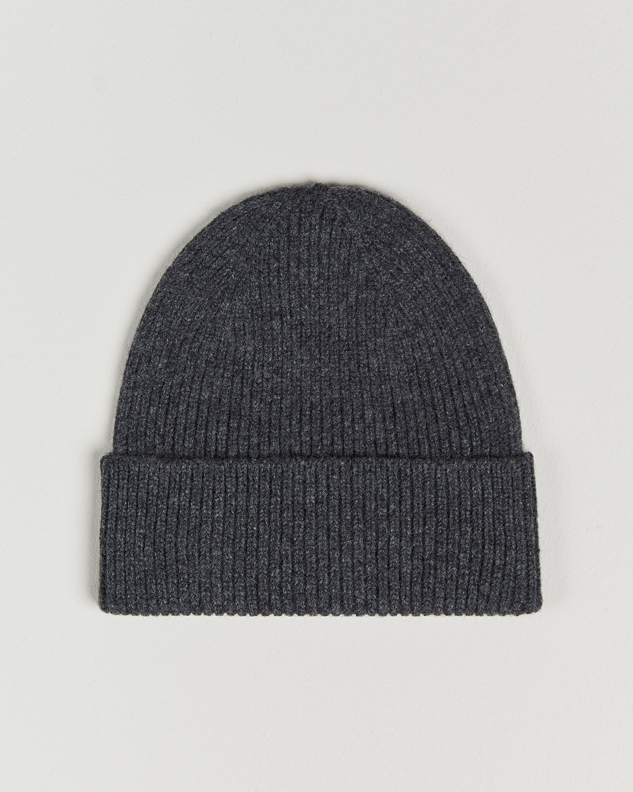 Hombres | Gorros | Colorful Standard | Merino Wool Beanie Lava Grey