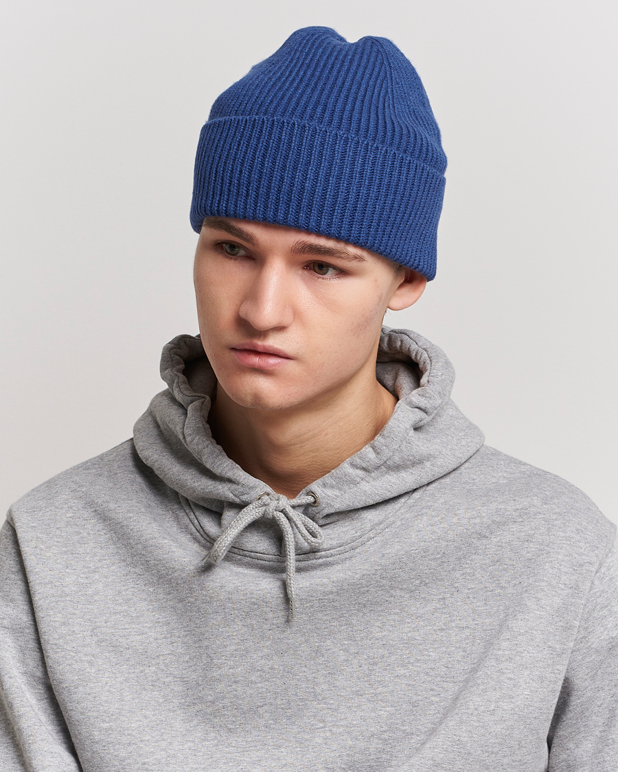 Hombres |  | Colorful Standard | Merino Wool Beanie Royal Blue