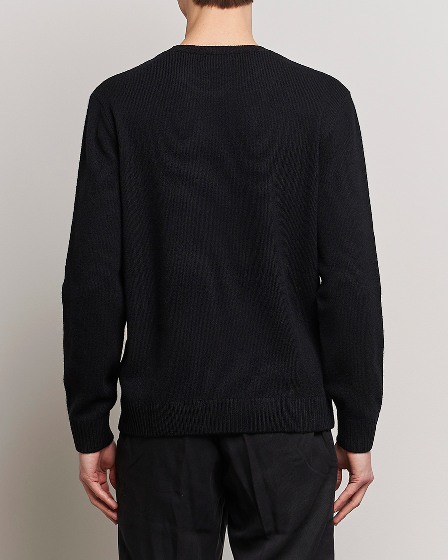 Hombres | Jerséis y prendas de punto | Colorful Standard | Classic Merino Wool Crew Neck Deep Black