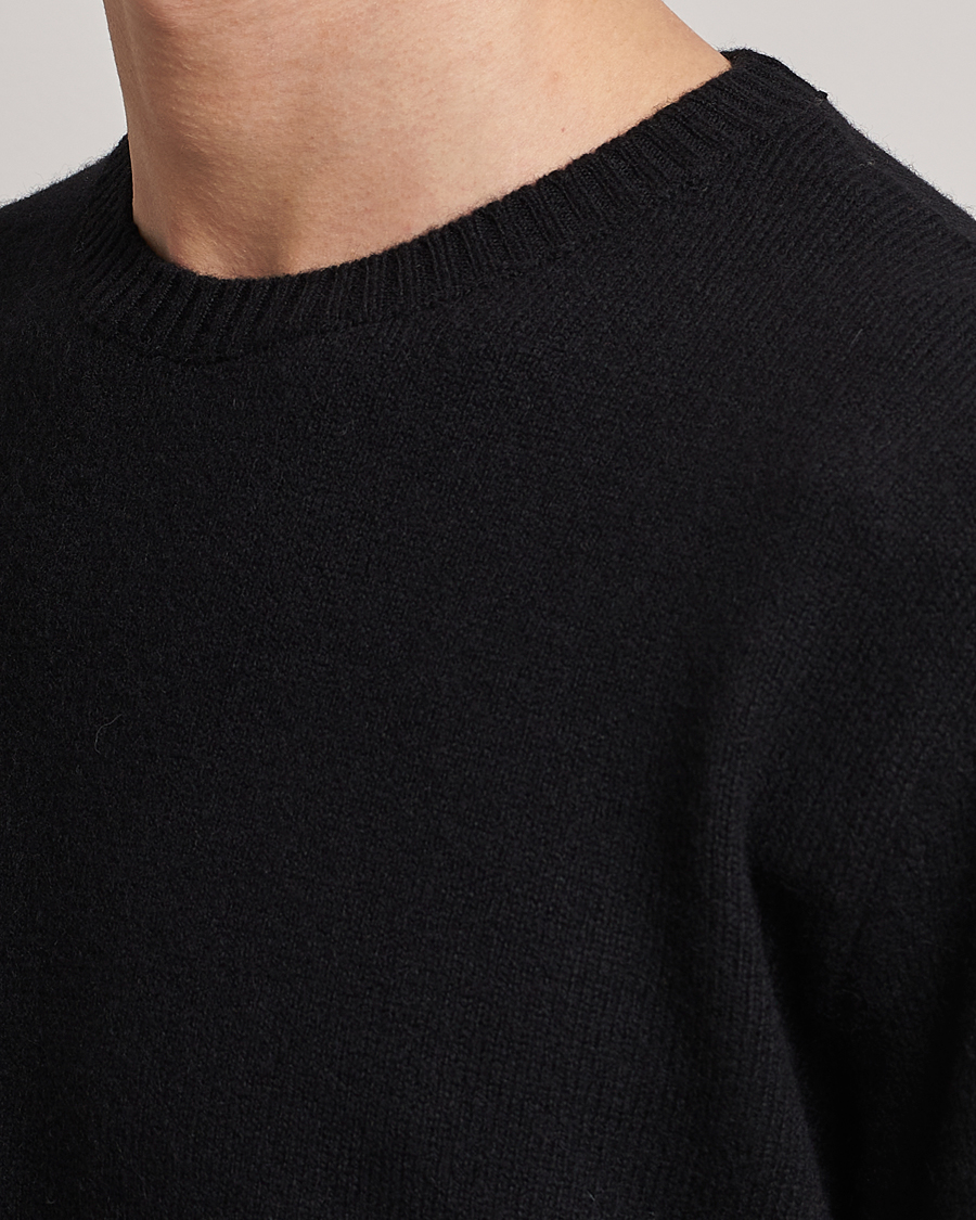 Hombres | Jerséis y prendas de punto | Colorful Standard | Classic Merino Wool Crew Neck Deep Black