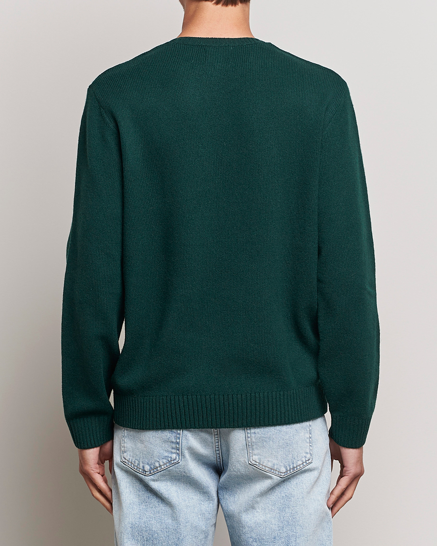 Hombres | Jerséis y prendas de punto | Colorful Standard | Classic Merino Wool Crew Neck Emerald Green