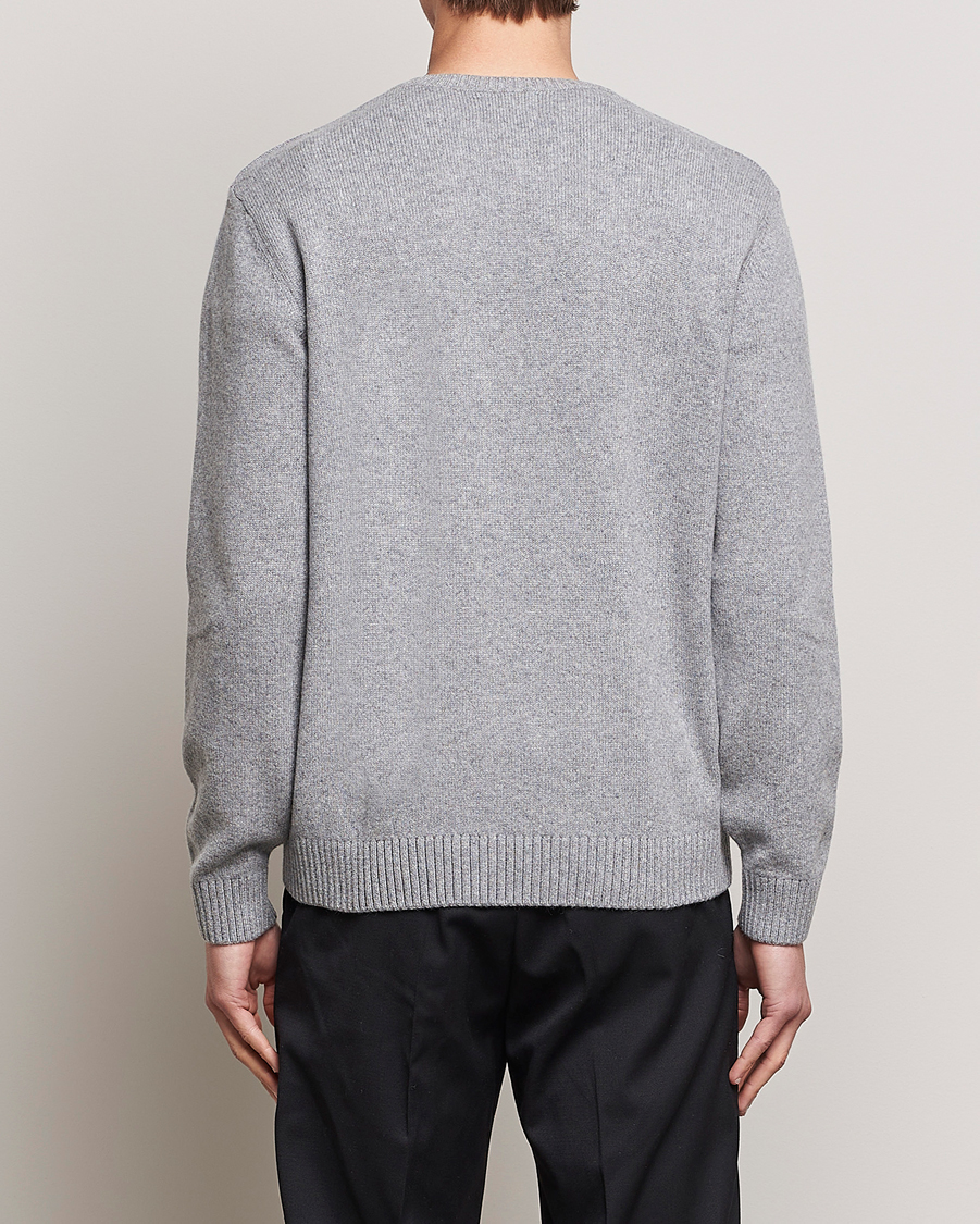 Hombres | Jerséis y prendas de punto | Colorful Standard | Classic Merino Wool Crew Neck Heather Grey