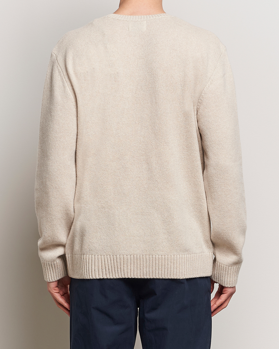 Hombres | Jerséis y prendas de punto | Colorful Standard | Classic Merino Wool Crew Neck Ivory White