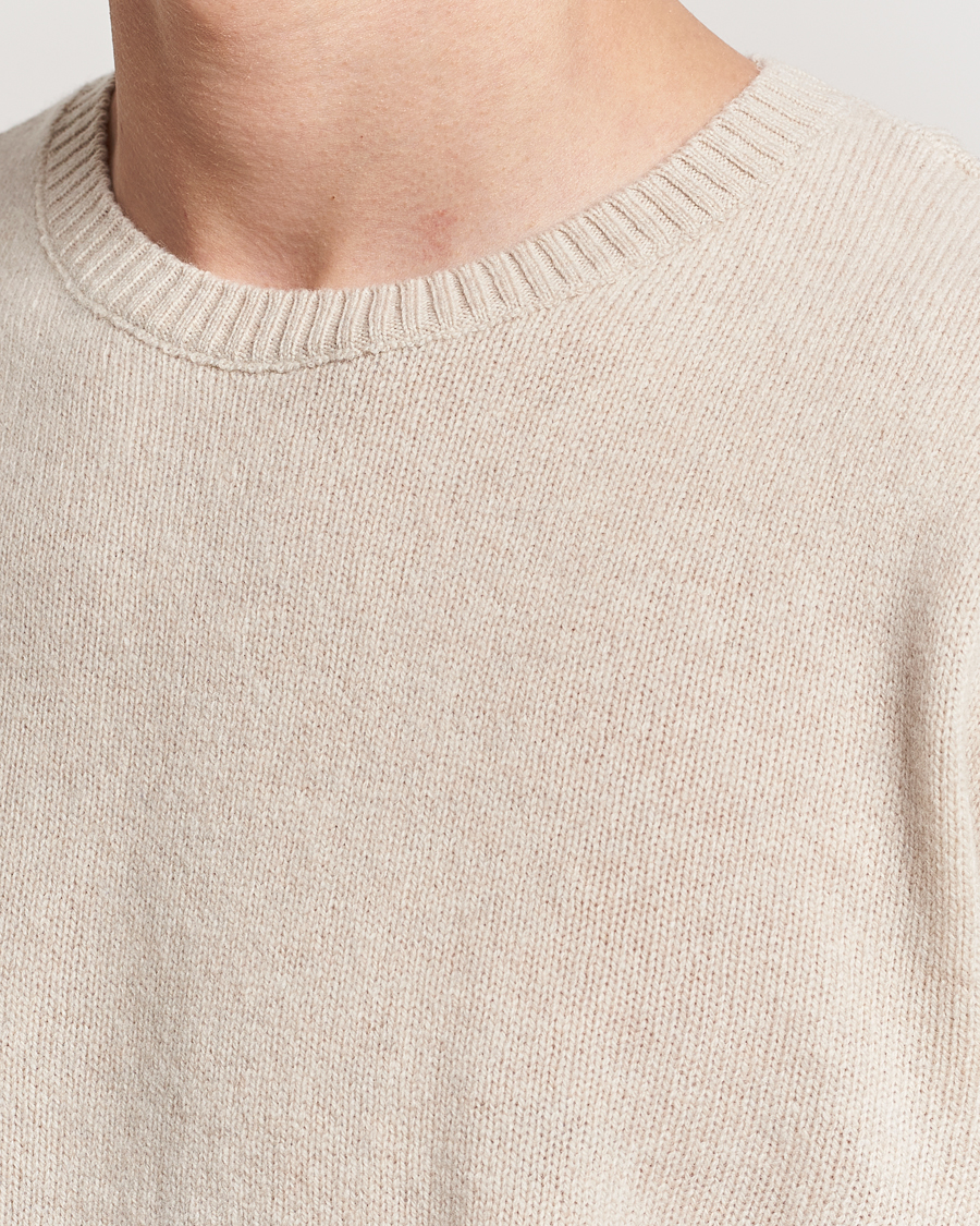 Hombres | Jerséis y prendas de punto | Colorful Standard | Classic Merino Wool Crew Neck Ivory White