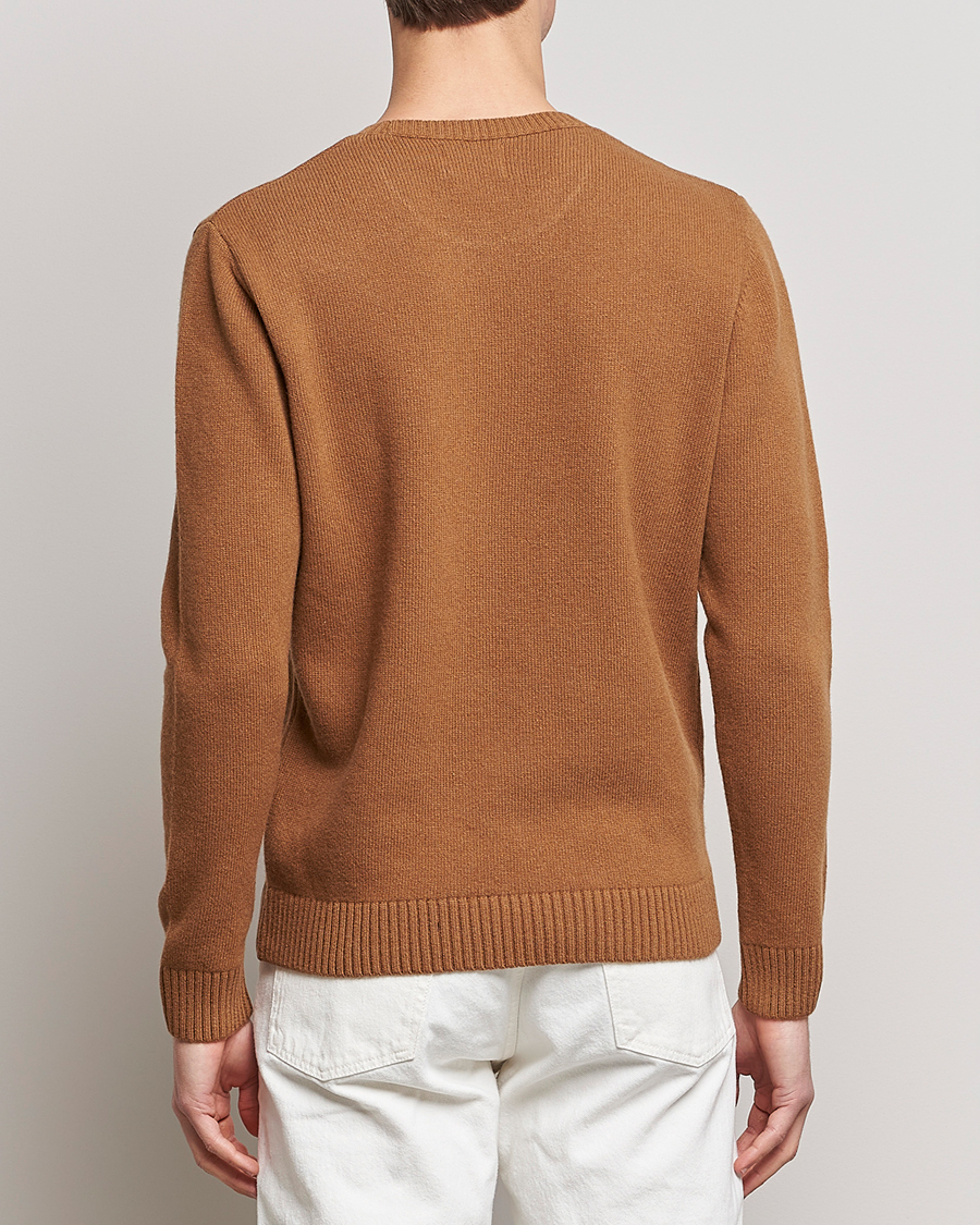 Hombres | Jerséis y prendas de punto | Colorful Standard | Classic Merino Wool Crew Neck Sahara Camel