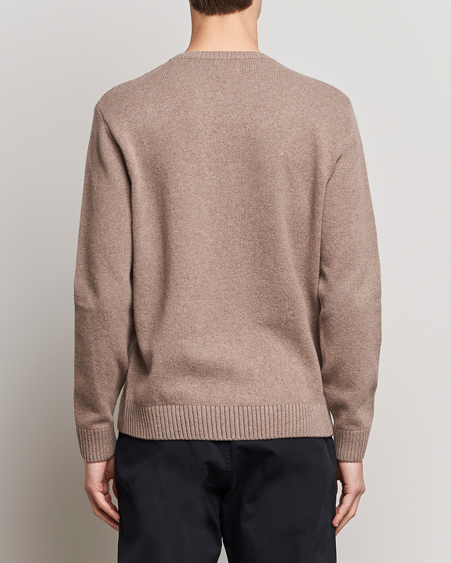 Hombres | Jerséis y prendas de punto | Colorful Standard | Classic Merino Wool Crew Neck Warm Taupe