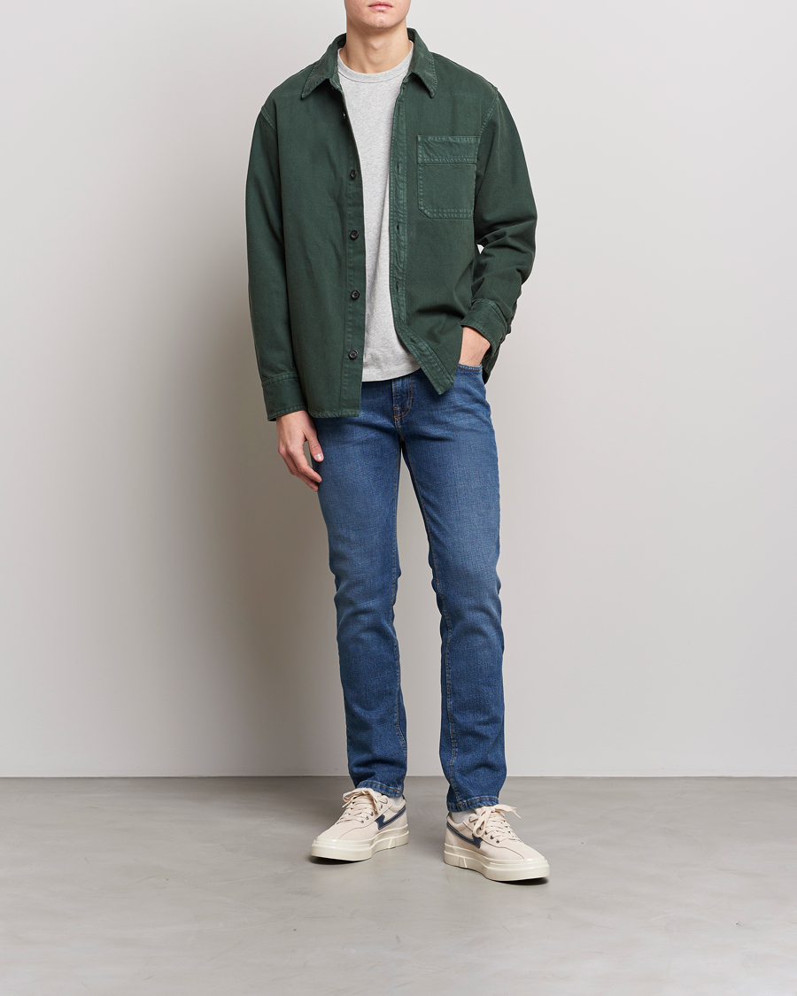 Hombres | Vaqueros | Jeanerica | SM001 Slim Jeans Mid Vintage