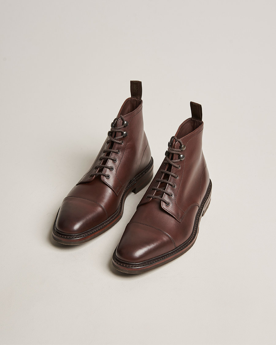 Hombres | Botas | Loake 1880 | Roehampton Boot Dk Brown Burnished Calf