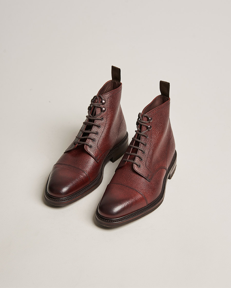 Hombres | Loake 1880 Roehampton Boot Oxblood Calf Grain | Loake 1880 | Roehampton Boot Oxblood Calf Grain