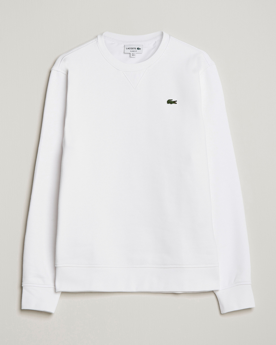 Hombres | Jerséis y prendas de punto | Lacoste | Crew Neck Sweatshirt White