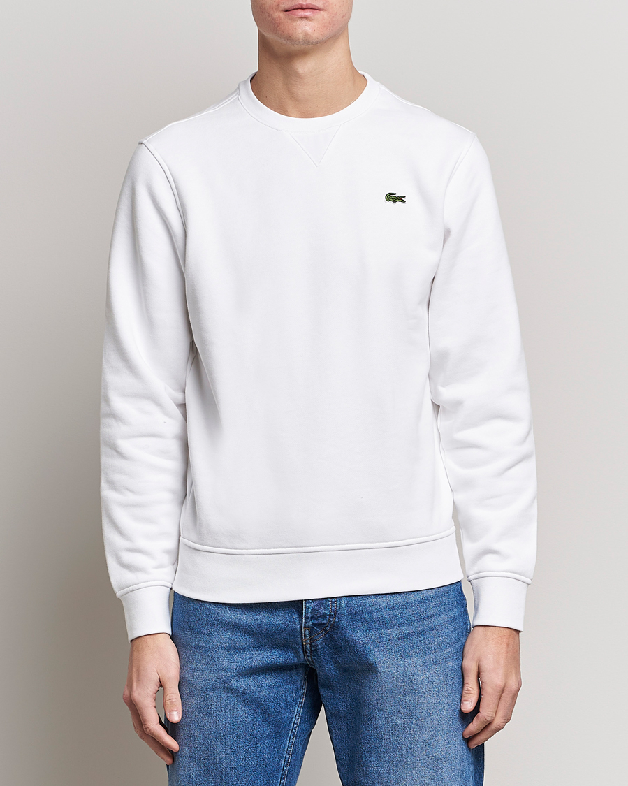 Hombres | Jerséis y prendas de punto | Lacoste | Crew Neck Sweatshirt White