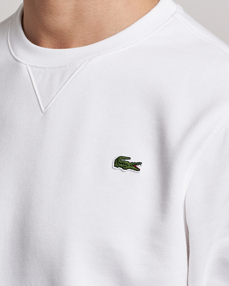 Hombres | Jerséis y prendas de punto | Lacoste | Crew Neck Sweatshirt White