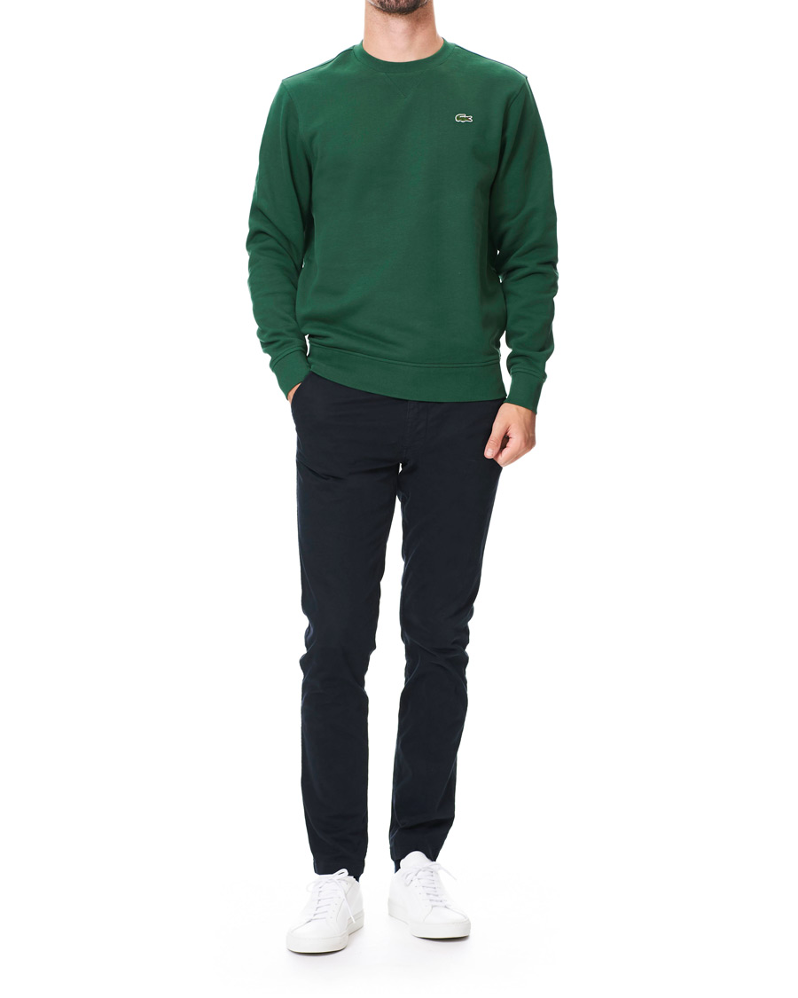Hombres | Jerséis y prendas de punto | Lacoste | Crew Neck Sweatshirt Green