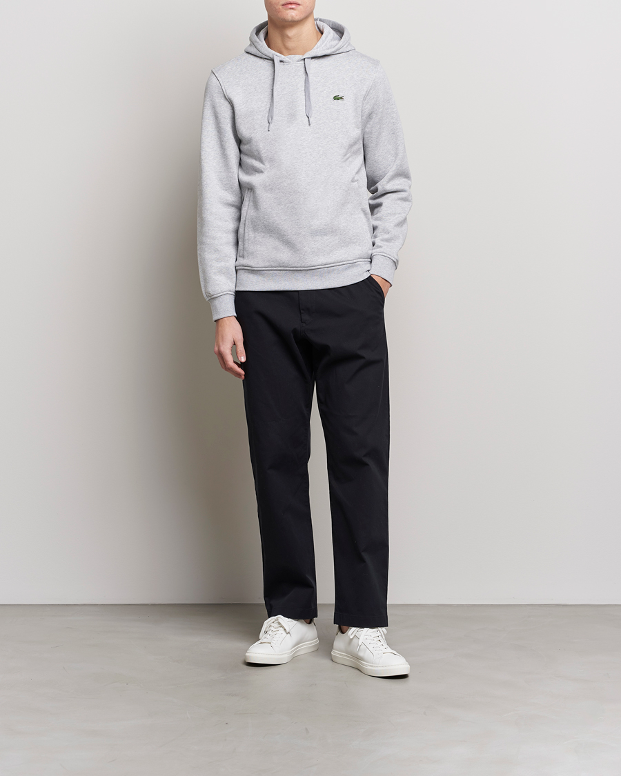 Hombres | Jerséis y prendas de punto | Lacoste | Hoodie Silver Chine