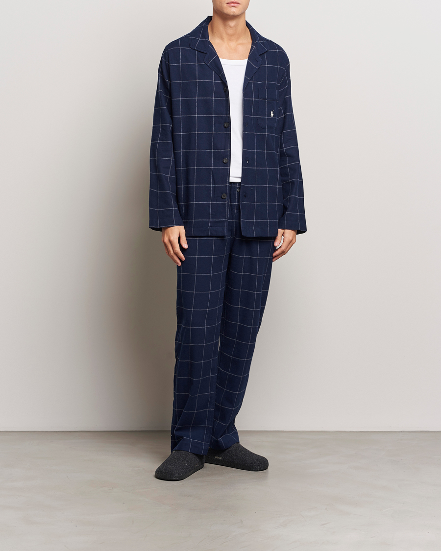 Hombres | Pijamas y batas | Polo Ralph Lauren | Pyjama Set Navy Windowpane