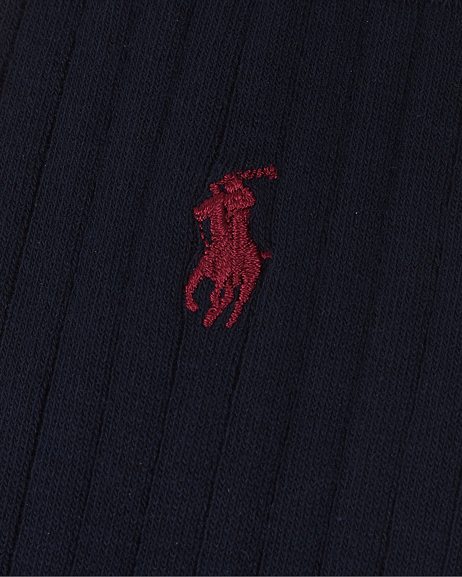 Hombres | Ropa interior y calcetines | Polo Ralph Lauren | 3-Pack Egyptian Rib Crew Socks Navy