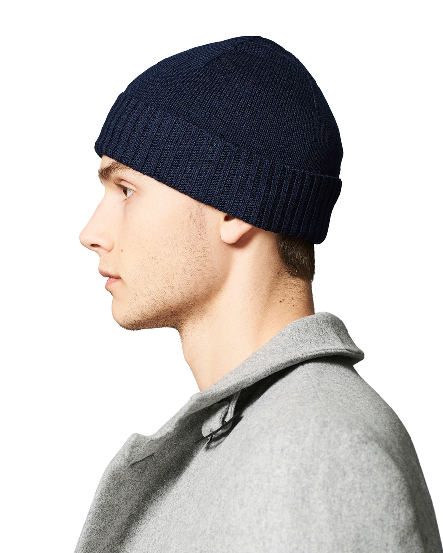 Hombres | Polo Ralph Lauren Merino Wool Beanie Piper Navy | Polo Ralph Lauren | Merino Wool Beanie Piper Navy
