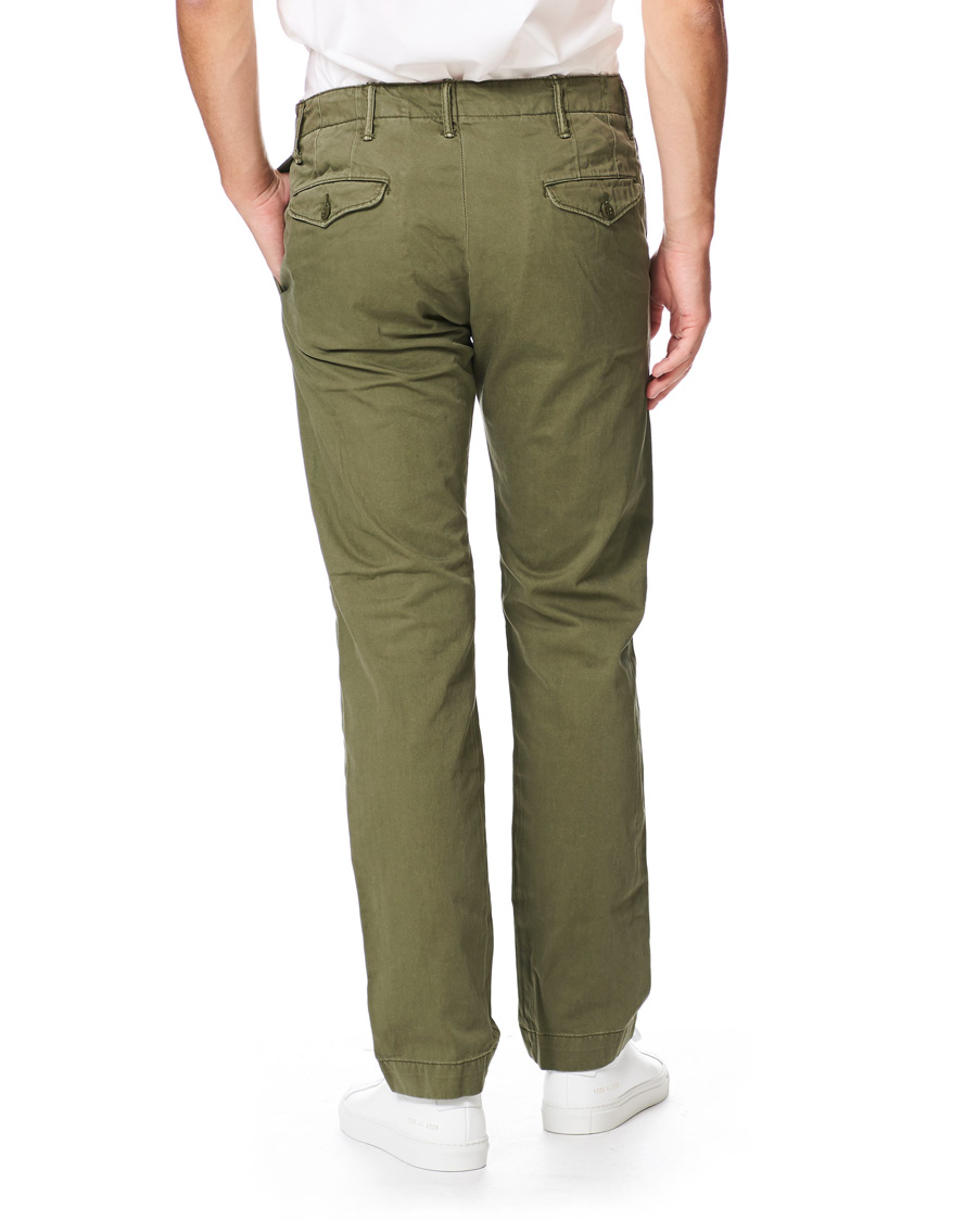 Hombres | Pantalones | RRL | Officer Chino Olive