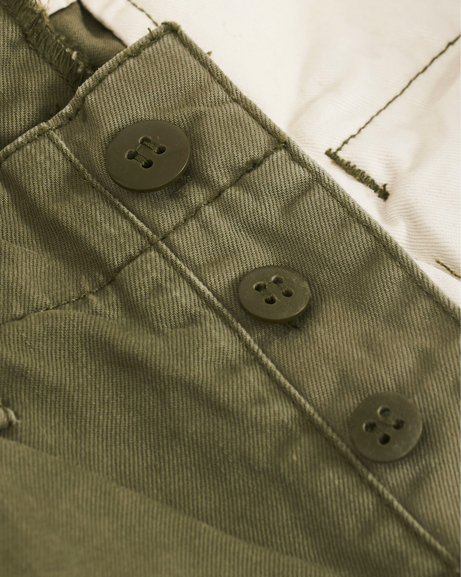Hombres | Pantalones | RRL | Officer Chino Olive