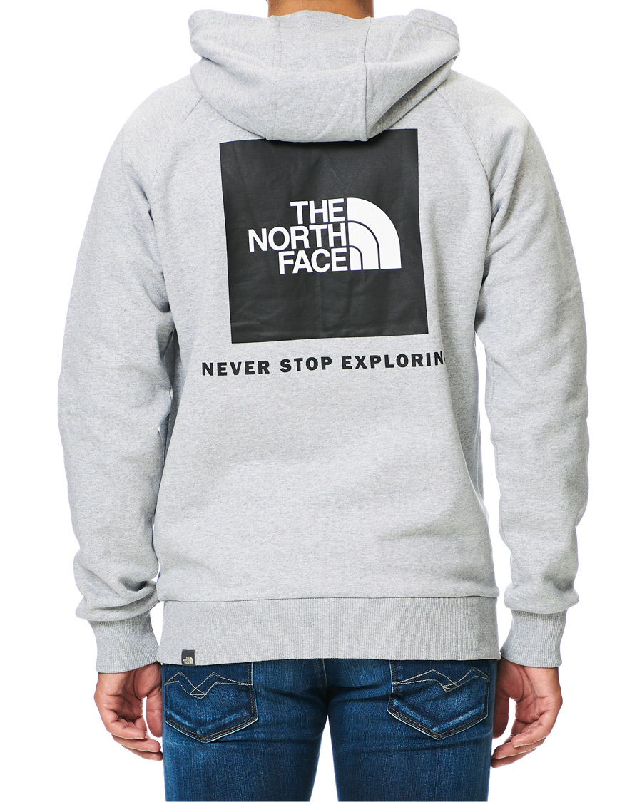 Hombres | Jerséis y prendas de punto | The North Face | Raglan Redbox Hoodie Grey Heather