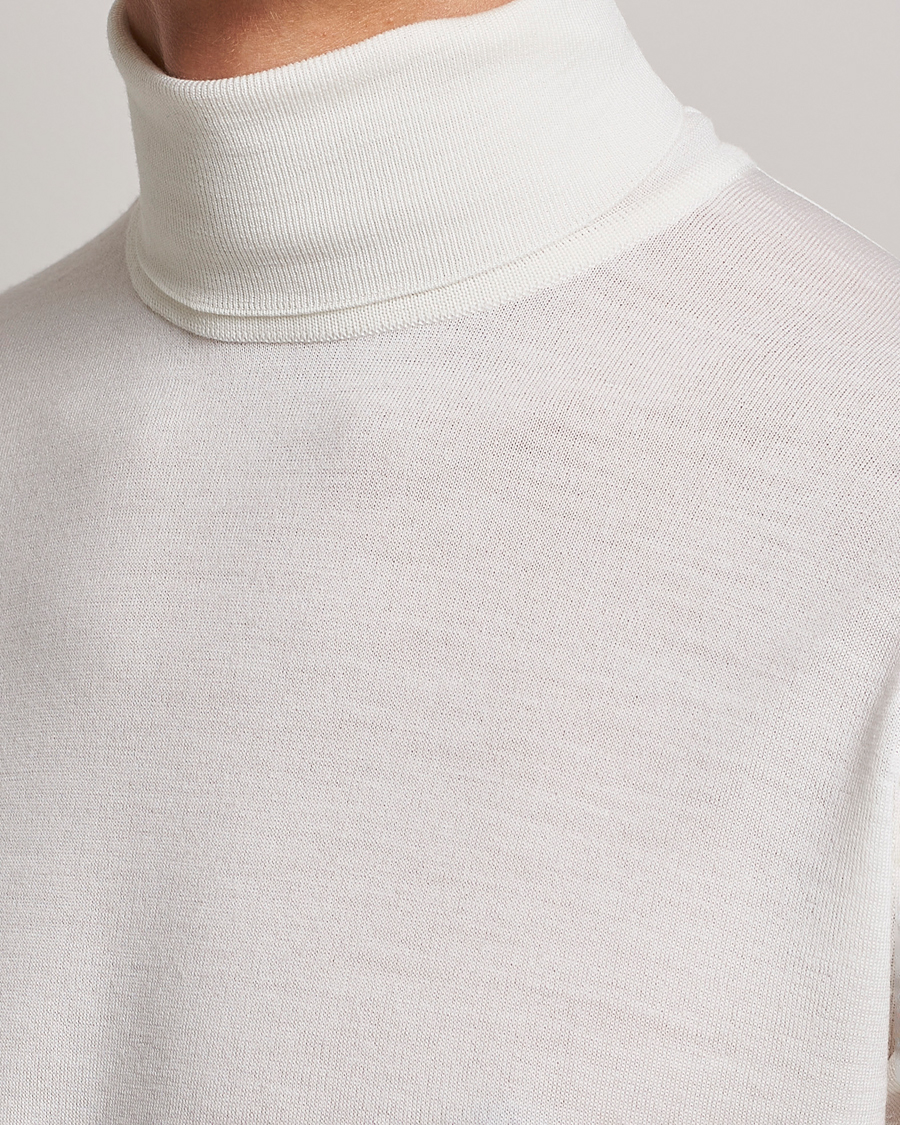 Hombres | Jerséis y prendas de punto | John Smedley | Cherwell Extra Fine Merino Rollneck Snow White