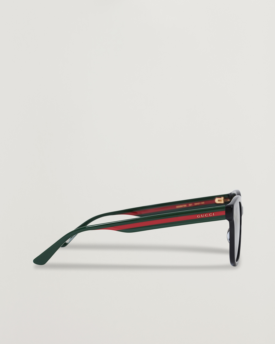 Hombres | Gucci GG0847SK Sunglasses Black/Green | Gucci | GG0847SK Sunglasses Black/Green