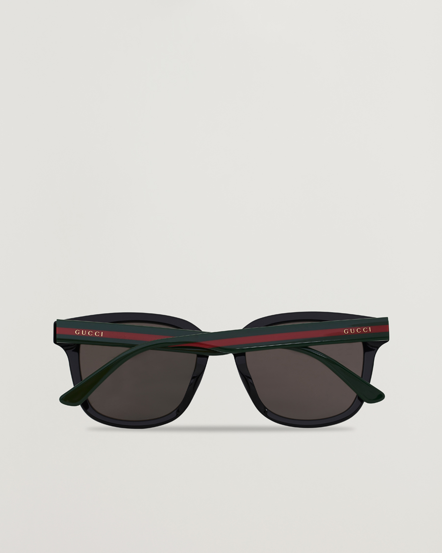Hombres | Gucci GG0847SK Sunglasses Black/Green | Gucci | GG0847SK Sunglasses Black/Green