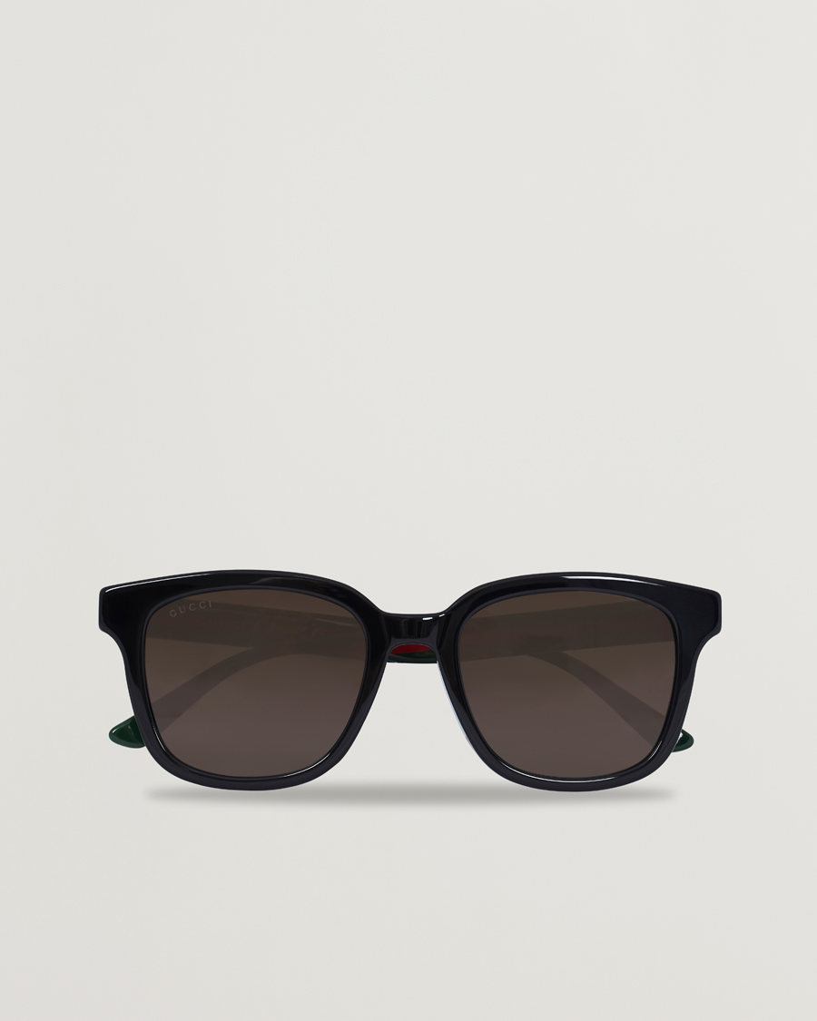 Hombres | Gucci GG0847SK Sunglasses Black/Green | Gucci | GG0847SK Sunglasses Black/Green