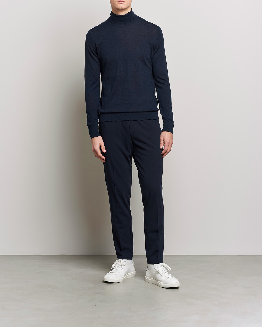 Hombres | Pantalones | Samsøe Samsøe | Smithy Drawstring Trousers Night Sky
