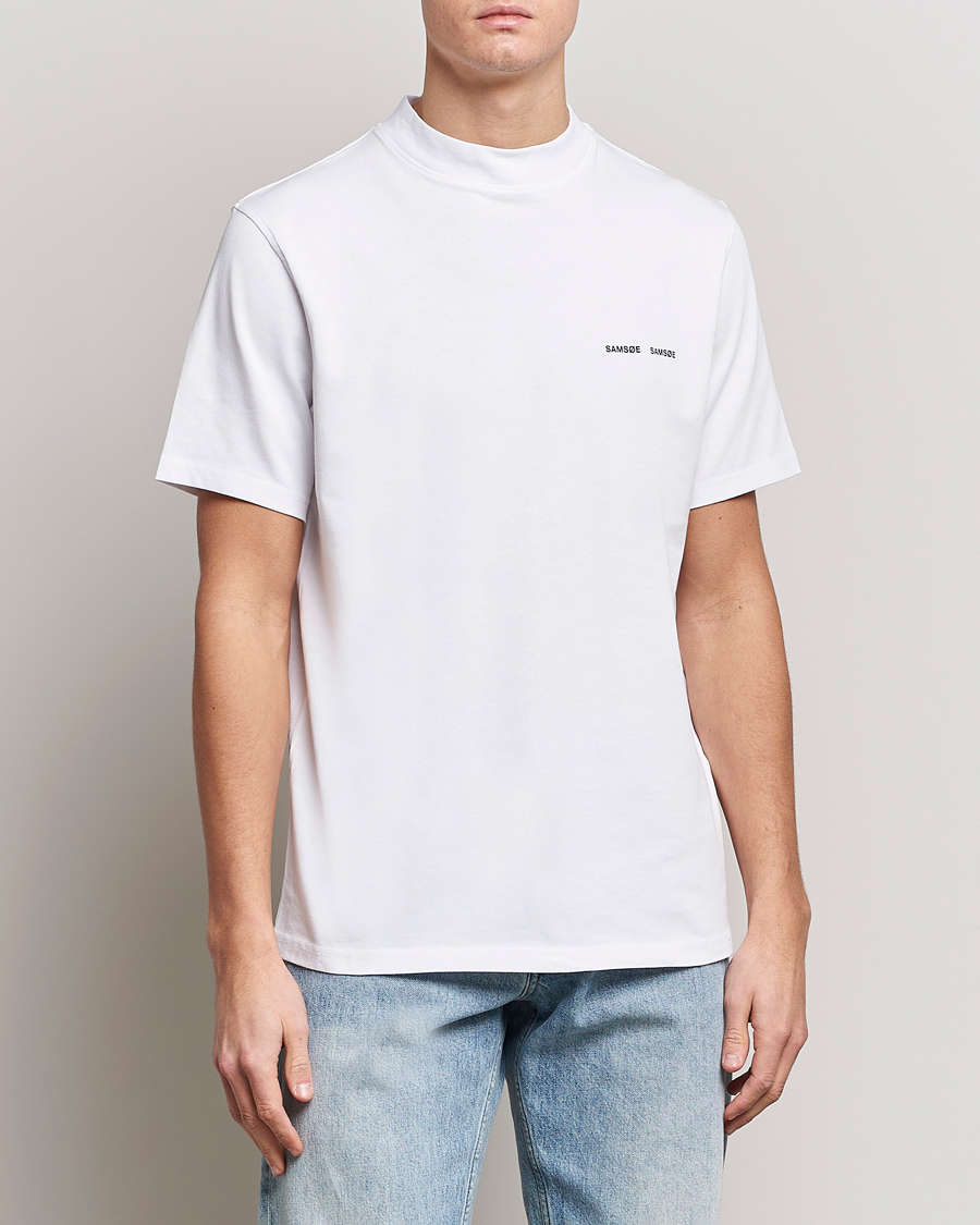 Hombres | Camisetas de manga corta | Samsøe Samsøe | Norsbro Organic Cotton Tee White