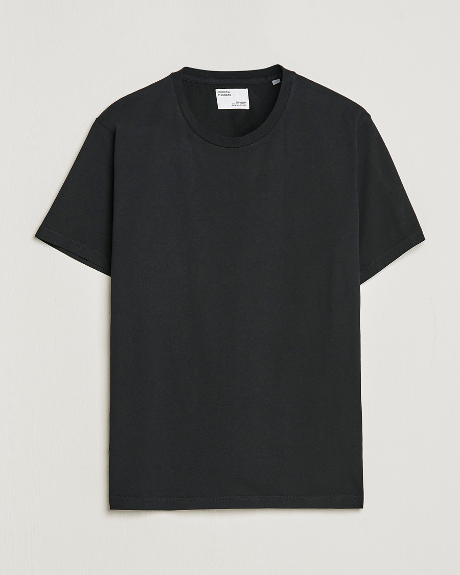 Hombres | Camisetas | Colorful Standard | Classic Organic T-Shirt Deep Black
