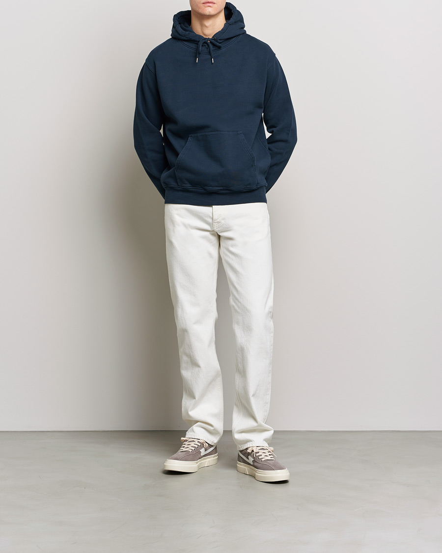 Hombres | Jerséis y prendas de punto | Colorful Standard | Classic Organic Hood Navy Blue