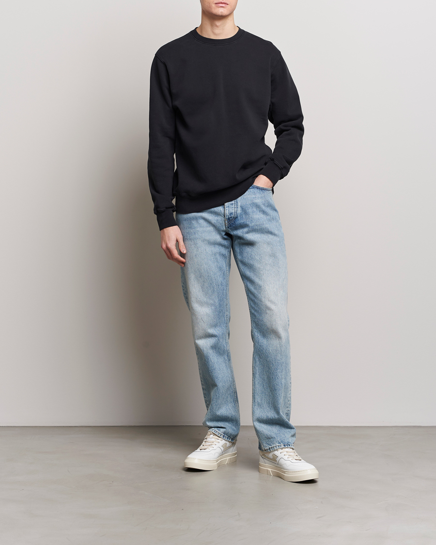 Hombres | Jerséis y prendas de punto | Colorful Standard | Classic Organic Crew Neck Sweat Deep Black