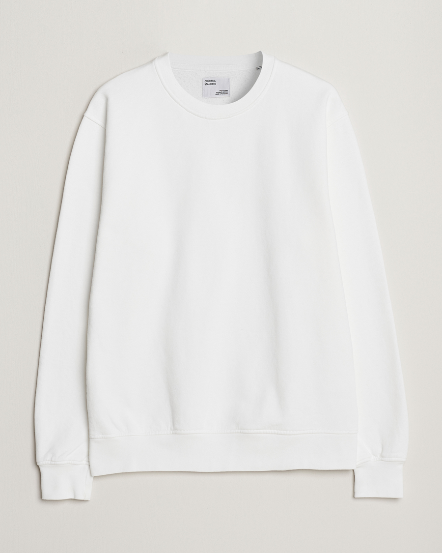 Hombres | Jerséis y prendas de punto | Colorful Standard | Classic Organic Crew Neck Sweat Optical White