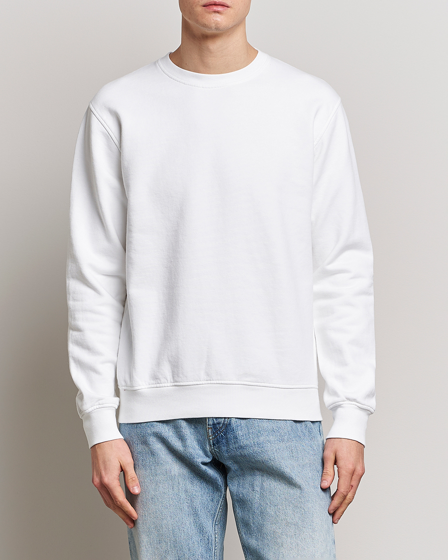 Hombres | Jerséis y prendas de punto | Colorful Standard | Classic Organic Crew Neck Sweat Optical White