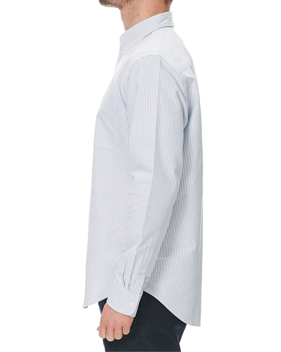 Hombres | Camisas | Club Monaco | Slim Fit Oxford Stripe Shirt Blue/White