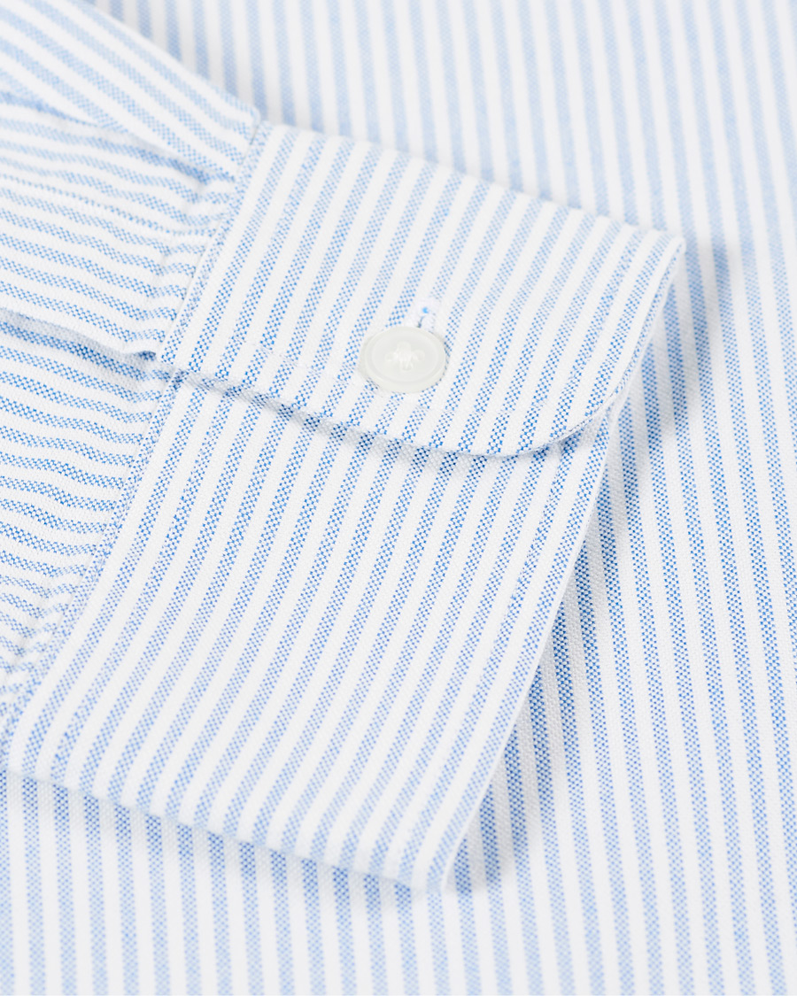 Hombres | Camisas | Club Monaco | Slim Fit Oxford Stripe Shirt Blue/White