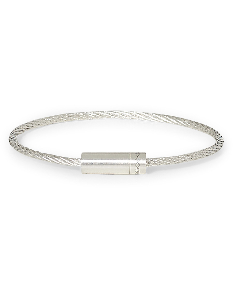 Hombres | LE GRAMME Cable Bracelet Brushed Sterling Silver 9g | LE GRAMME | Cable Bracelet Brushed Sterling Silver 9g