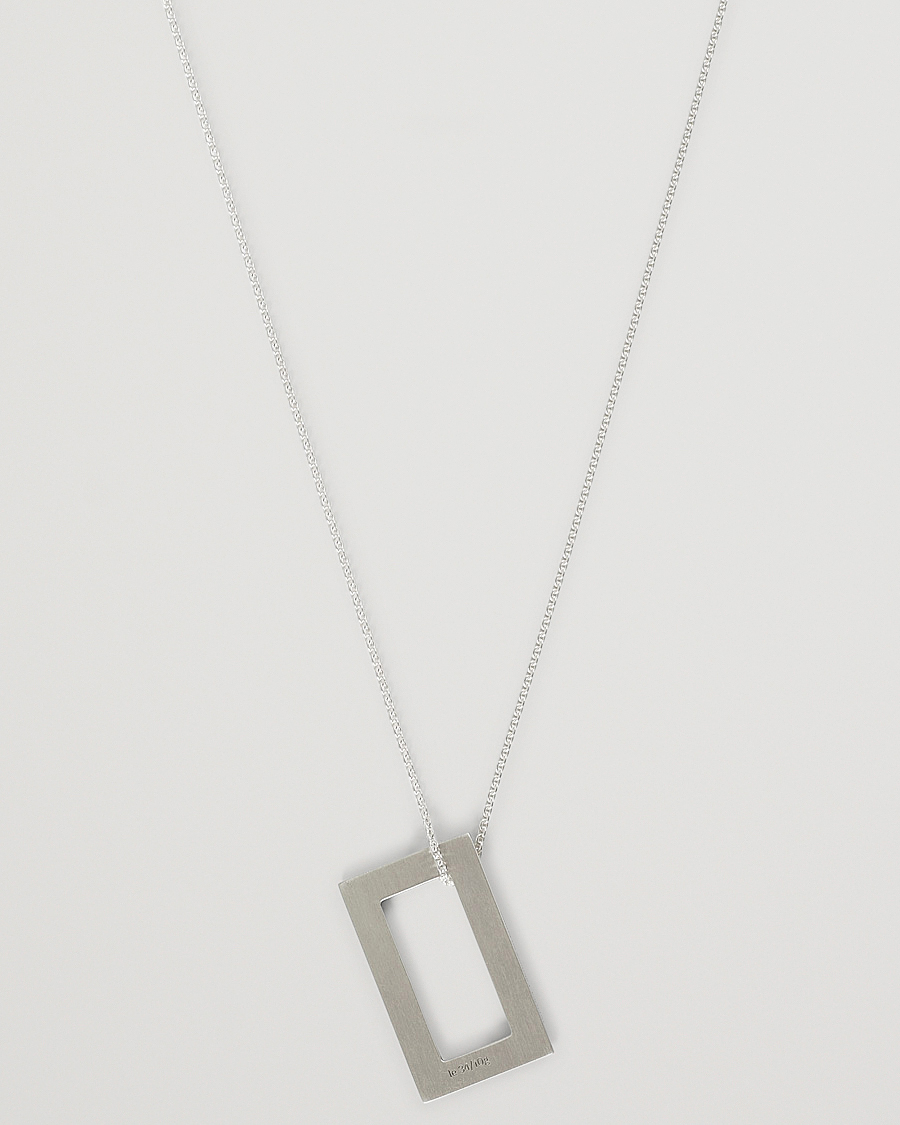Hombres | LE GRAMME Rectangular Necklace Le 3.4 Sterling Silver | LE GRAMME | Rectangular Necklace Le 3.4 Sterling Silver