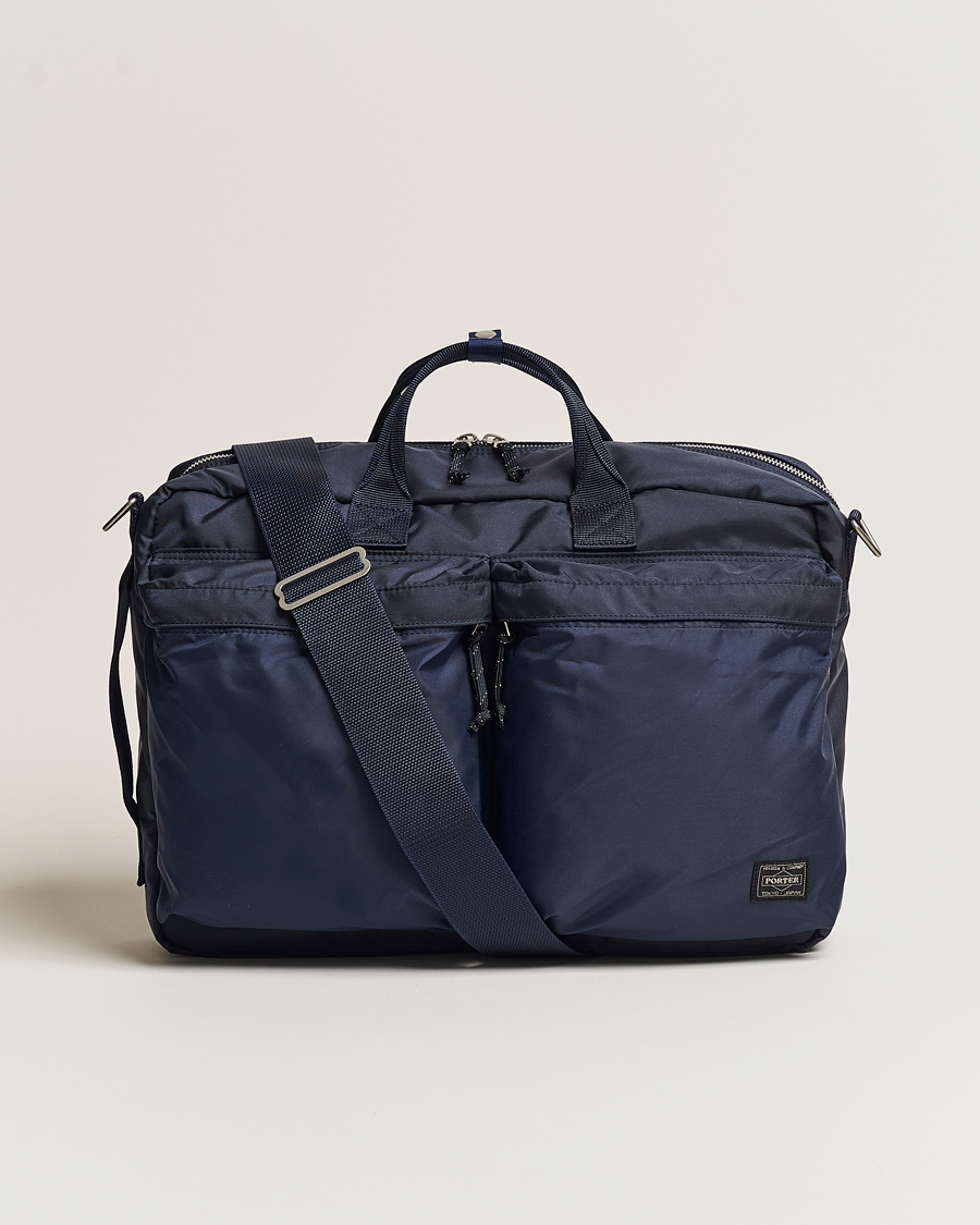 Hombres | Bolsos | Porter-Yoshida & Co. | Porter-Yoshida & Co.Force 3Way BriefcaseNavy Blue