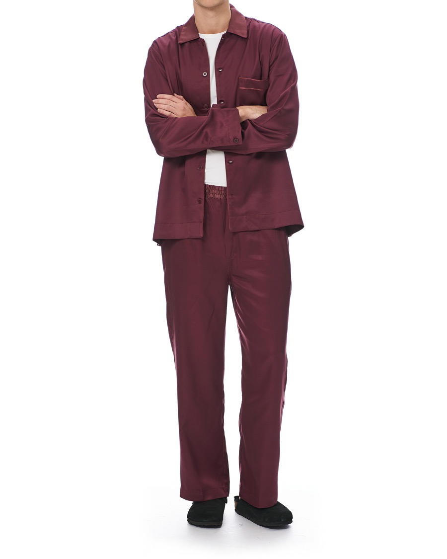 Hombres | Pijamas y batas | CDLP | Home Suit Long Sleeve Burgundy