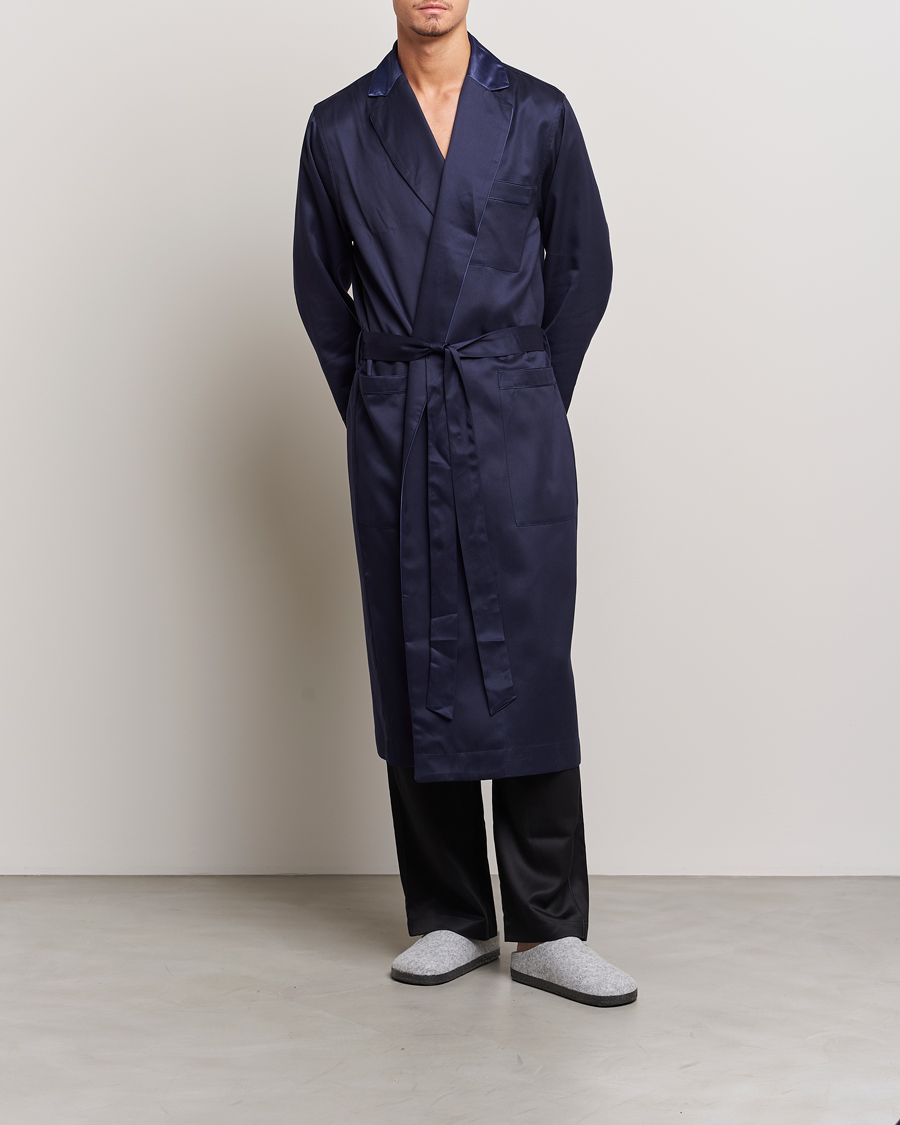 Hombres | Pijamas y batas | CDLP | Home Robe Navy Blue