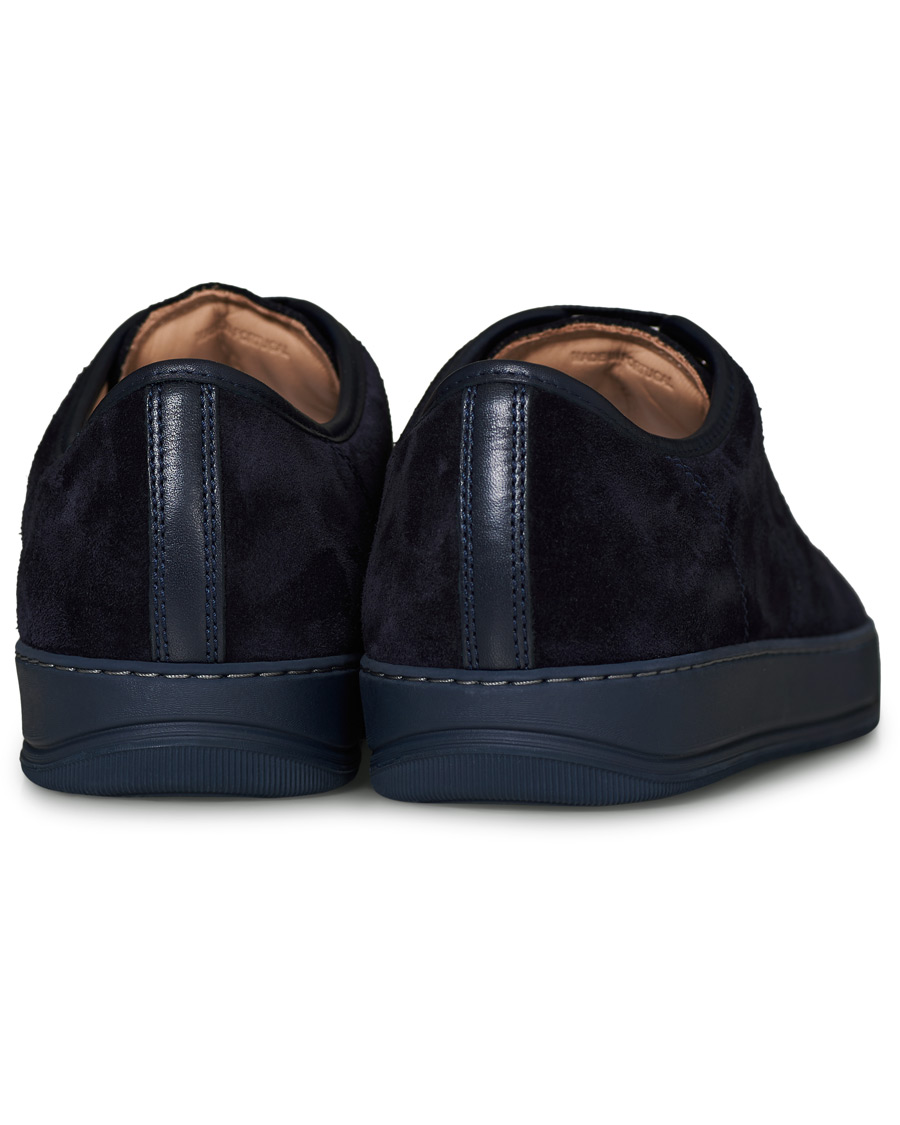 Hombres | Lanvin Patent Captoe Sneaker Dark Blue/Dark Blue | Lanvin | Patent Captoe Sneaker Dark Blue/Dark Blue