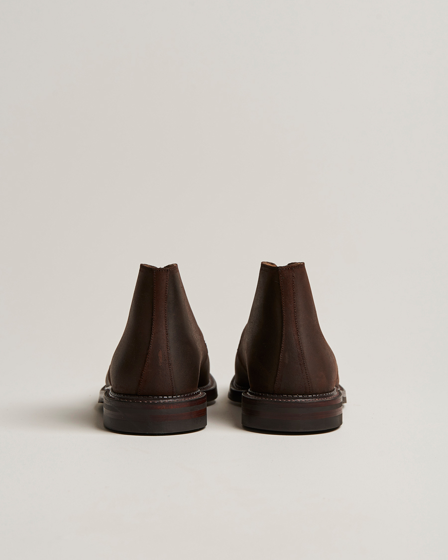 Hombres | Botas | Crockett & Jones | Molton Chukka Dk Brown Rough-Out Suede
