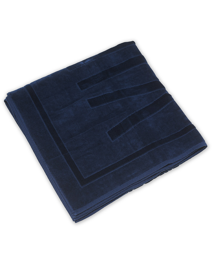 Hombres | Vilebrequin Terry Cloth Beach Towel Bleu Marine | Vilebrequin | Terry Cloth Beach Towel Bleu Marine