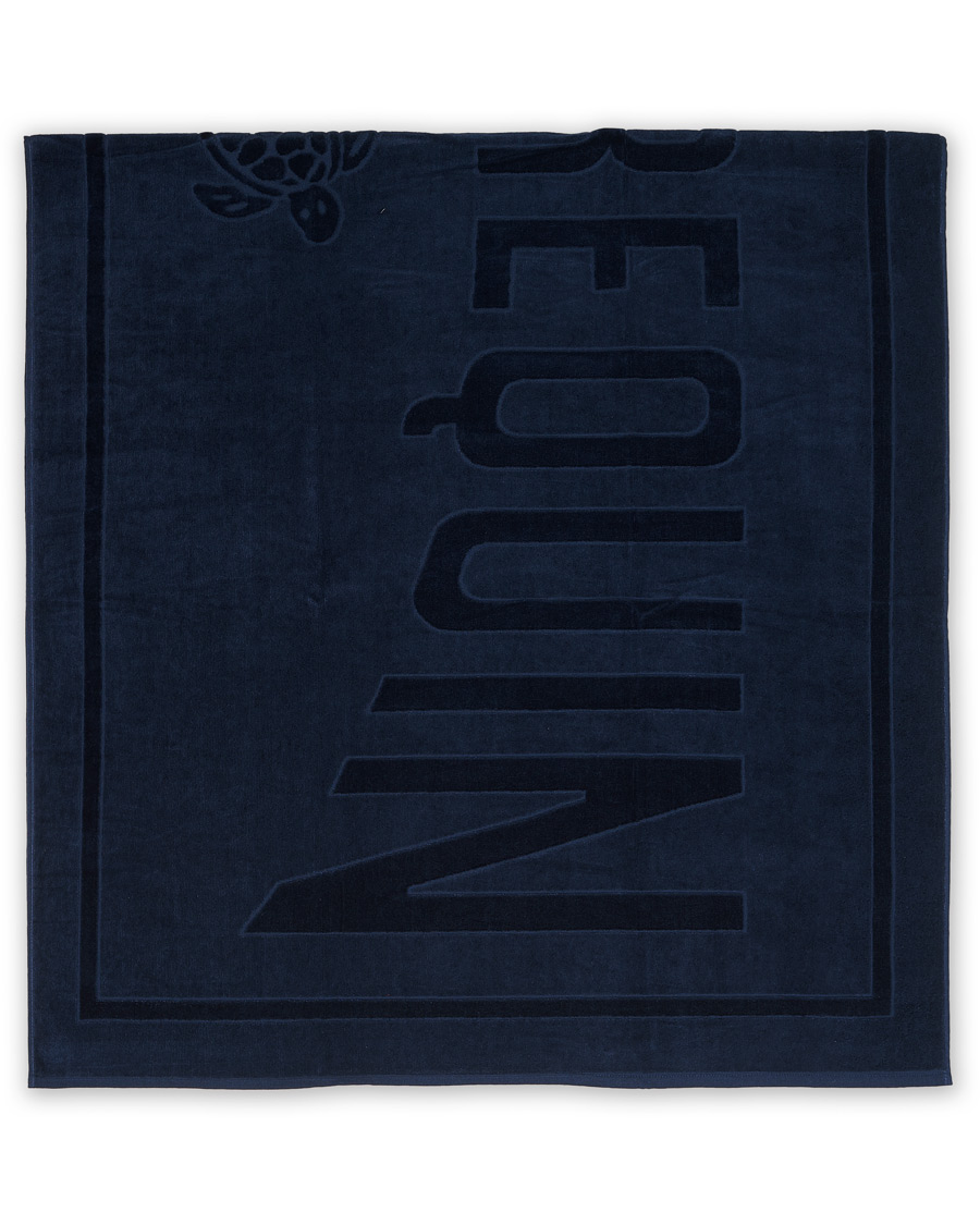 Hombres | Vilebrequin Terry Cloth Beach Towel Bleu Marine | Vilebrequin | Terry Cloth Beach Towel Bleu Marine