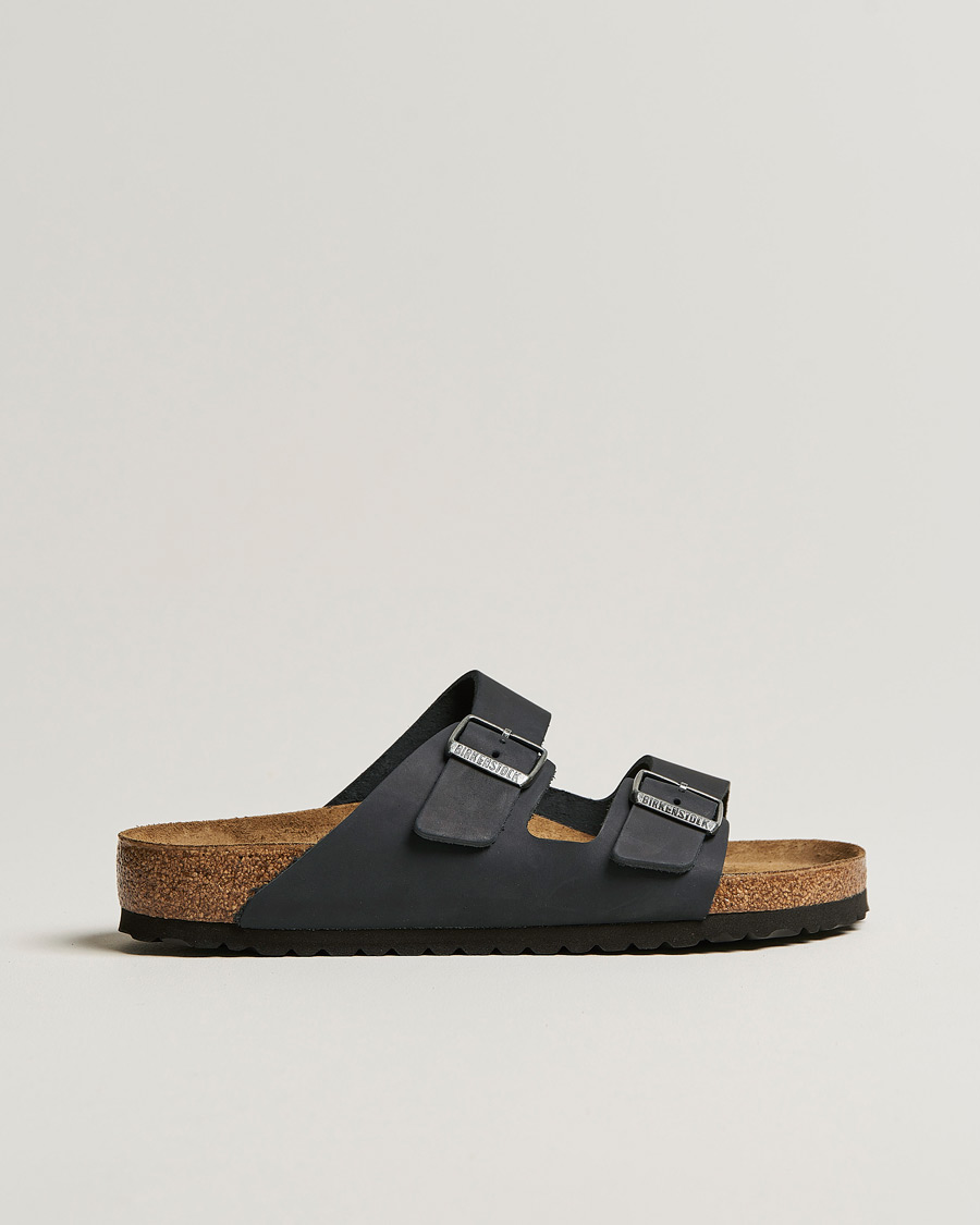 Hombres | Sandalias y chanclas | BIRKENSTOCK | Arizona Classic Footbed Black Oiled Leather