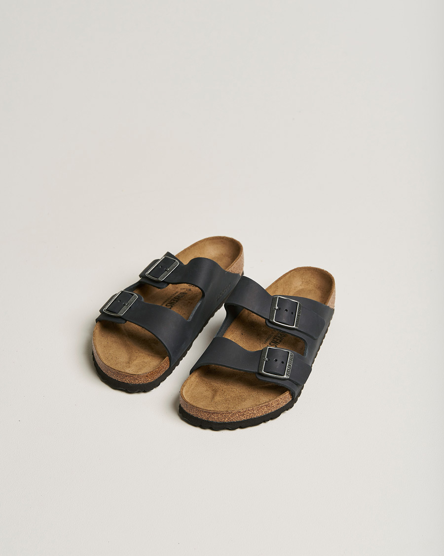 Hombres | Zapatos | BIRKENSTOCK | Arizona Classic Footbed Black Olied Leather